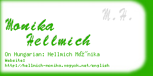 monika hellmich business card